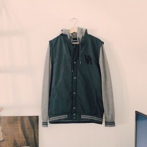 Men’s RVCA hooded bomber jacket